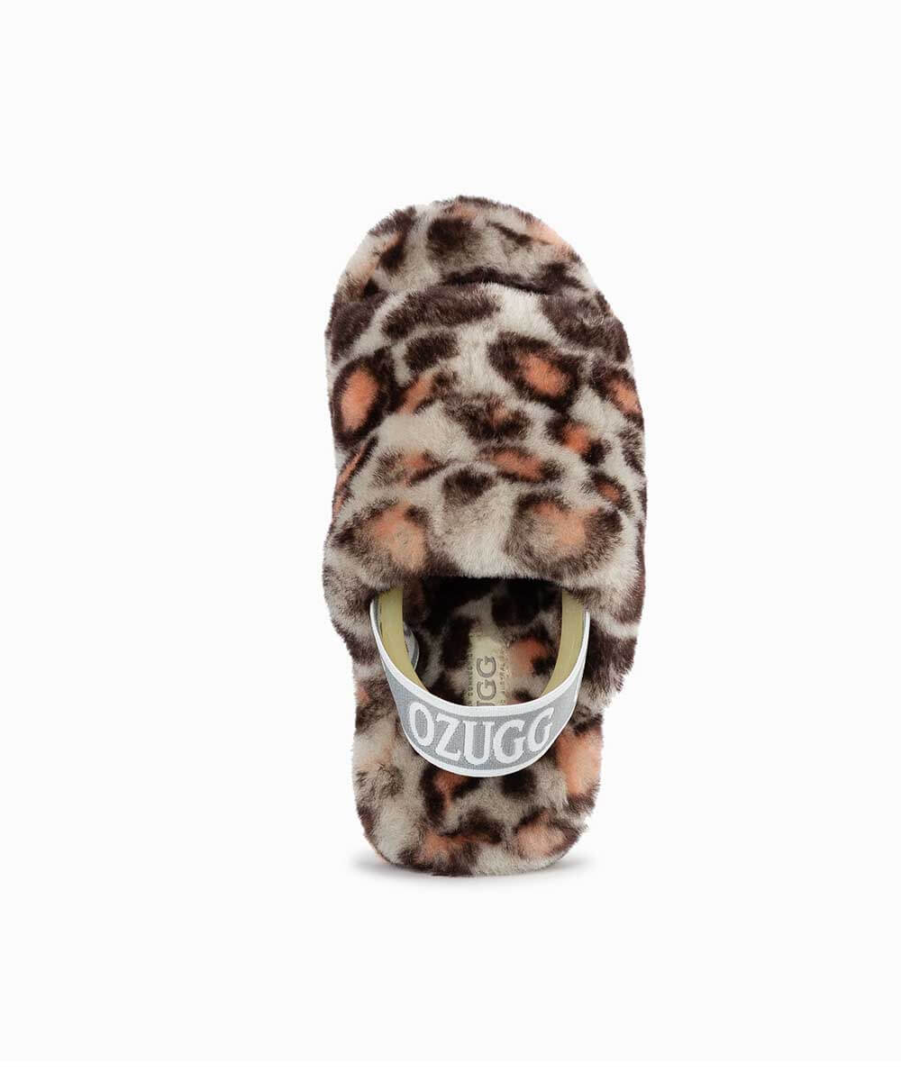 Mules Snugg Leopard pour enfant UGG