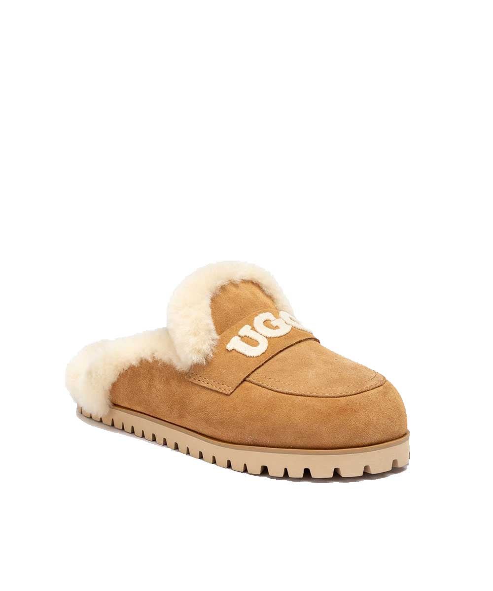 Chaussons UGG Violet Knit Logo pour femmes - Ma boutique