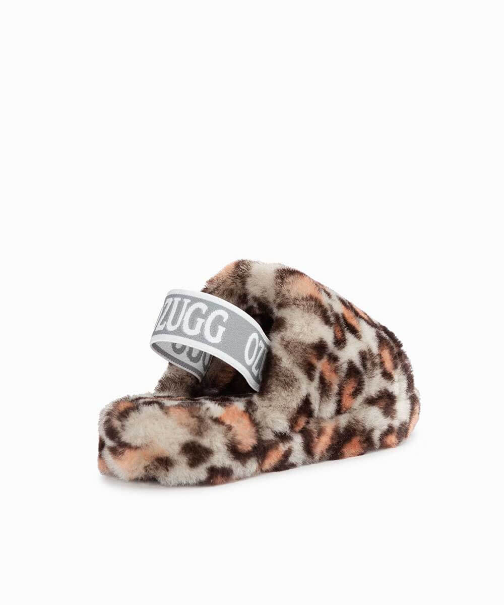 Mules Snugg Leopard pour enfant UGG - Ma boutique